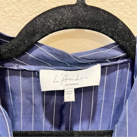 L’academie Pinstripe Mini Dress - Picture 4 of 9